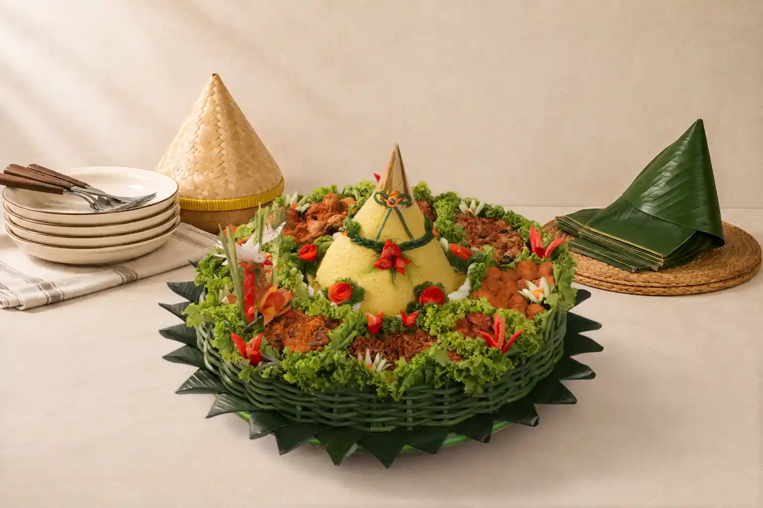 Tumpeng Nasi Kuning Tumpeng Bunda
